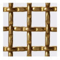 Plain braided brass mesh